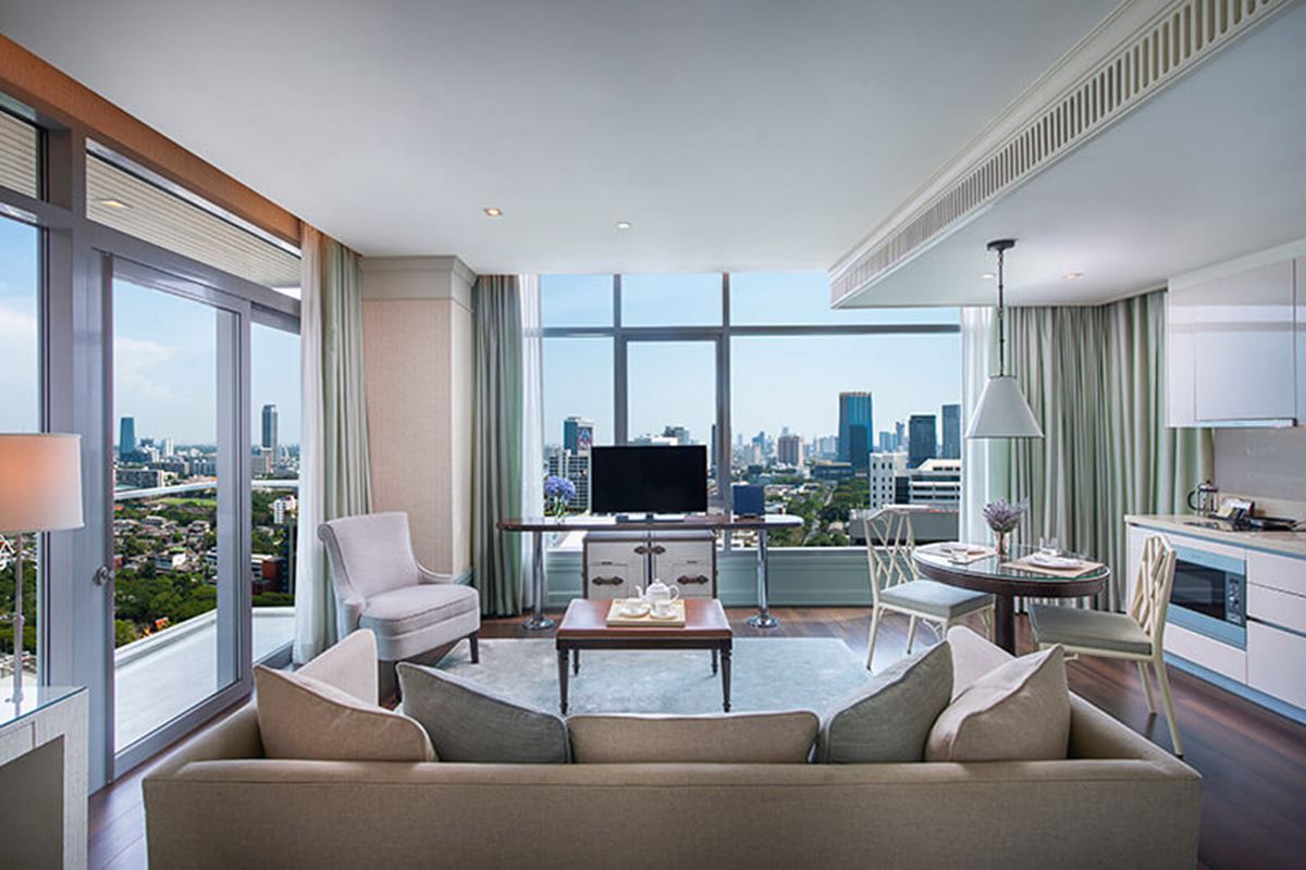 جناح زاوية بغرفة نوم واحدة - Oriental Residence Bangkok